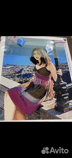 Алмазная мазайка по фото.изготовление и сборка