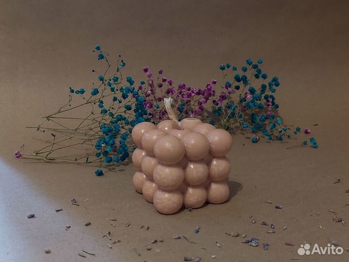 Ароматическая свеча ручной работы