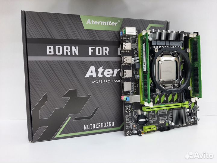 Комплект Atermiter X79G материнка+CPU+RAM