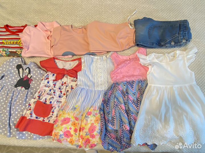 Вещи пакетом на девочку 3-4 года