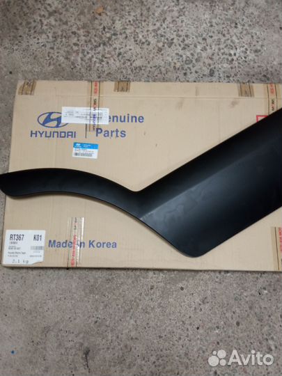 Молдинг задней правой двери Hyundai Tucson 1