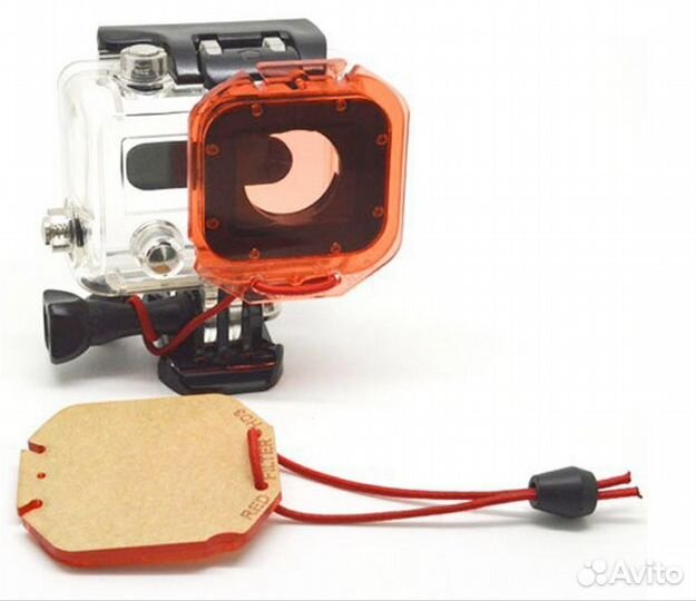 Красный фильтр для GoPro HD3 Plus