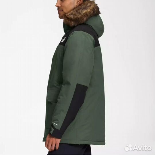 THE north face Parka Coat Men Green (XL)(36)