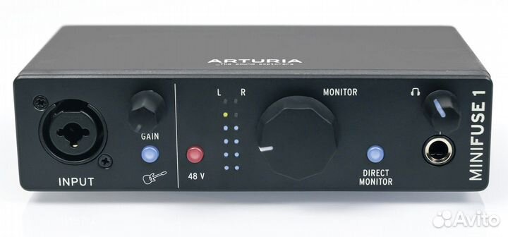 Аудиоинтерфейс Arturia MiniFuse 1 Black