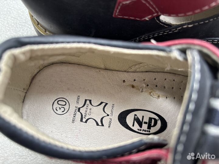 Кожаные ботинки 30р Германия Новые ортопедические