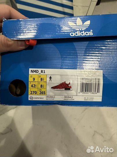 Adidas nmd r1 кросовки