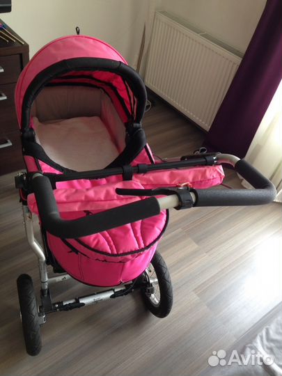 Коляска 2 в 1 для девочки