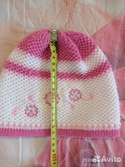 Шапки для девочки тёплые