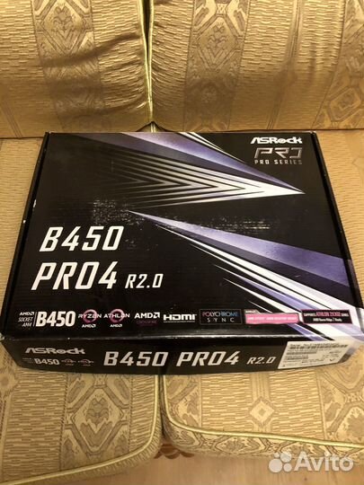 Материнская плата ASRock B450 Pro4 R2.0