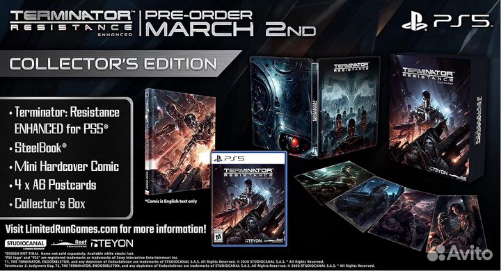 Terminator: Resistance Enhanced Collector's Edition PS5, русские субтитры