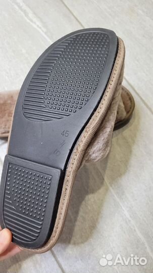 Тапочки натуральный мех 100%