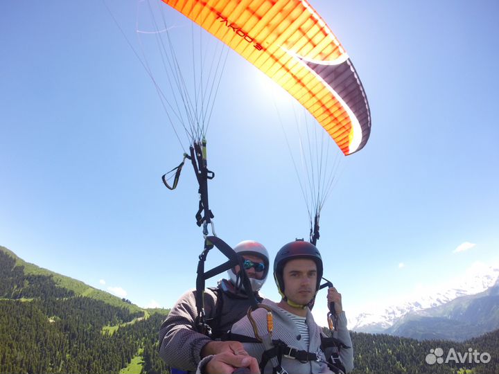 Полёт на параплане