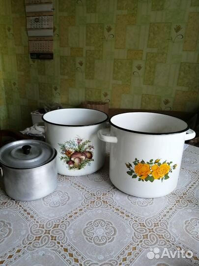 Кастрюля эмалированная СССР