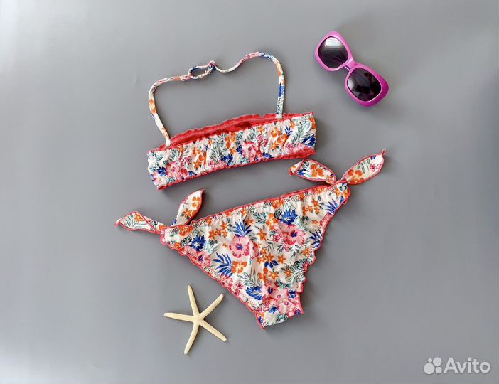 Купальник раздельный для девочки 110-116 Benetton