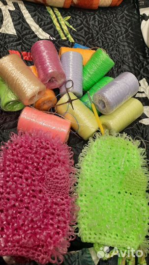 Мочалка ручной работы