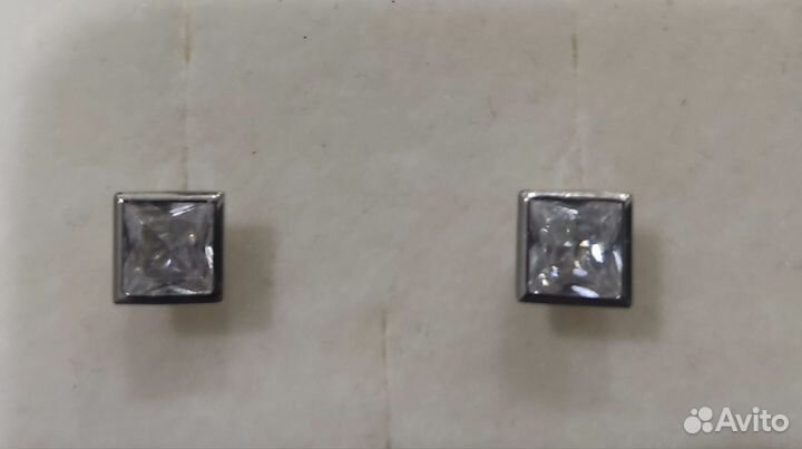 Серьги серебро