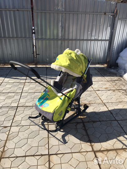 Коляска санки