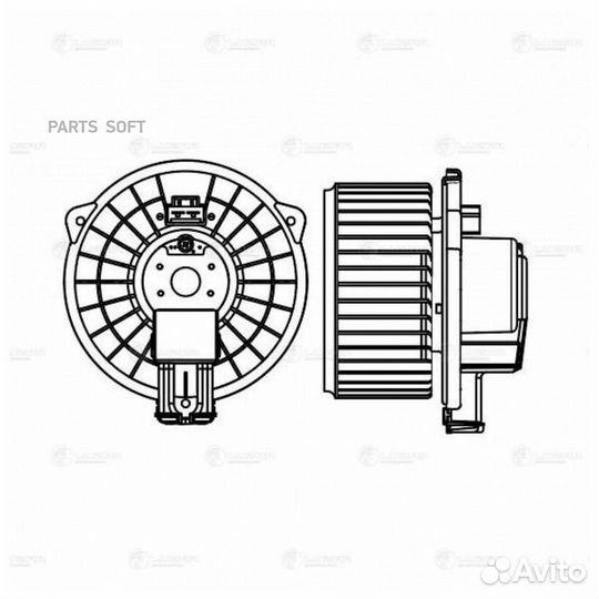 Вентилятор отопителя Lexus RX II (03) (LFh 1930)