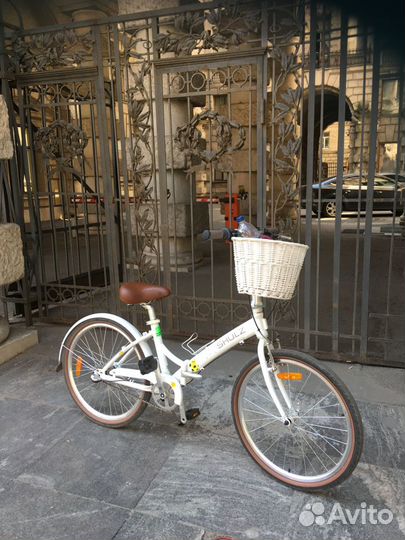 Корзина плетёная для велосипеда ручная работа