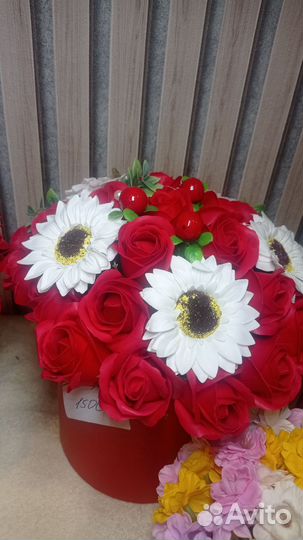 Букет цветов из мыла