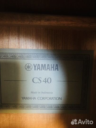 Гитара yamaha cs40