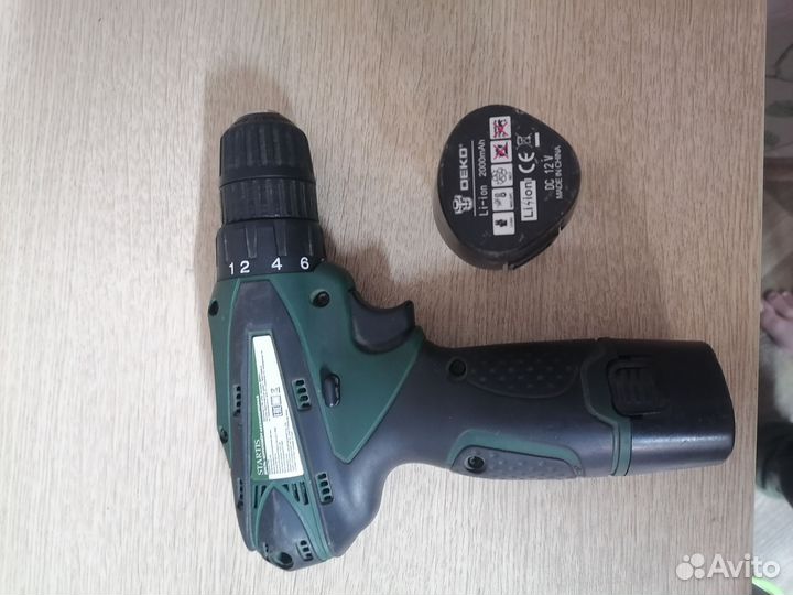 Аккумуляторная дрель-шуруповерт