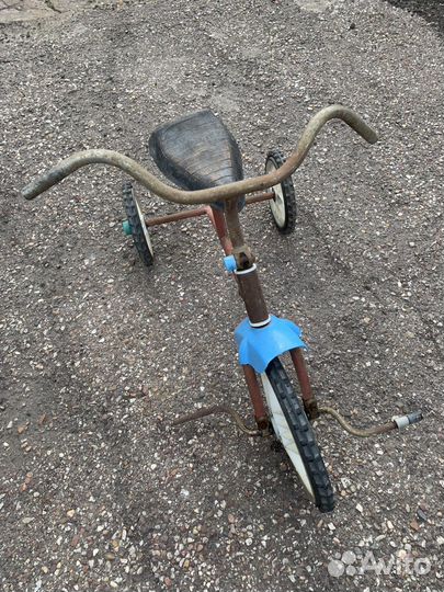 Детский трехколесный велосипед из СССР