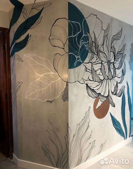 Роспись стен, дизайн-проектирование, ретушь и т. д