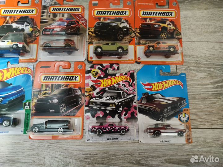 Hot Wheels Matchbox пикапы, джипы, автобусы