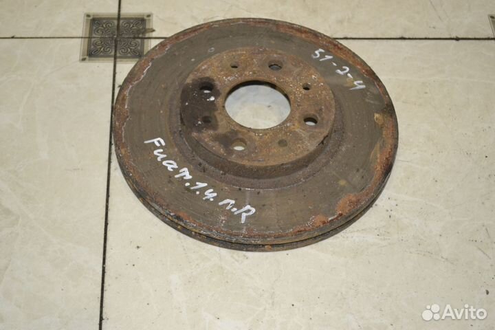 Тормозной диск передний fiat Albea