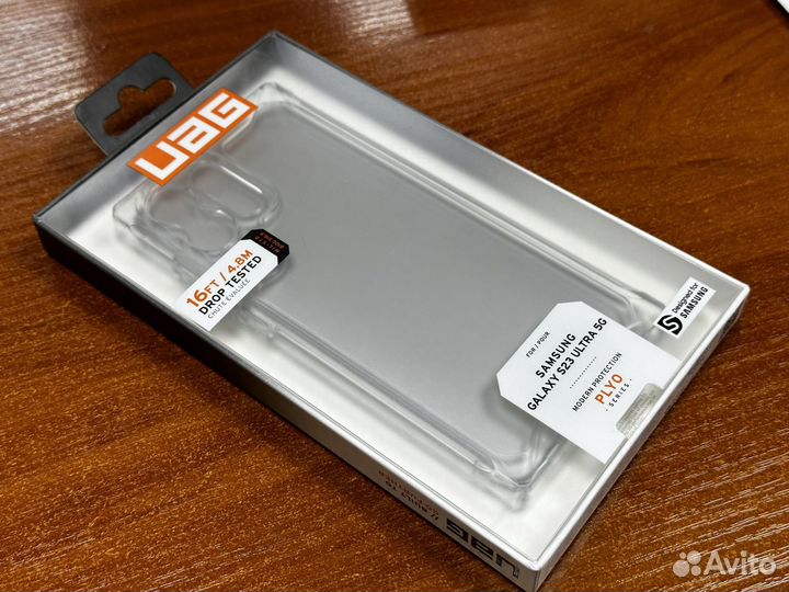 Чехол Uag Plyo Samsung S23 Ultra, прозрачный ориг