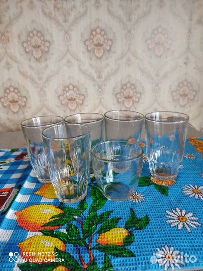 Стеклянные стаканы 200мл