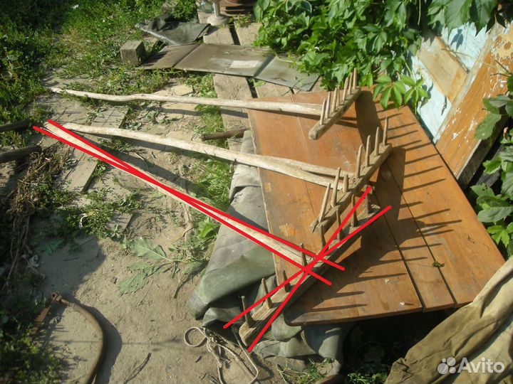 Грабли деревянные на дизайн рабочие самовывоз