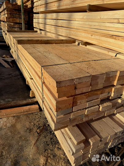 Доска обрезная 25х100х6000мм от производителя