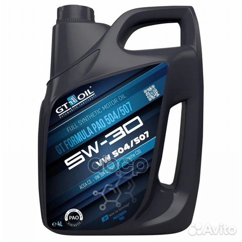 Масло моторное 5W30 GT OIL 4л GT Formula PAO 50 купить в Москве ...