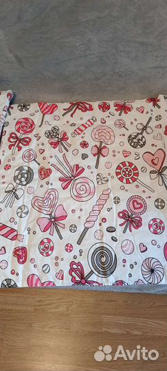 Комплект в коляску подушка матрас одеяло