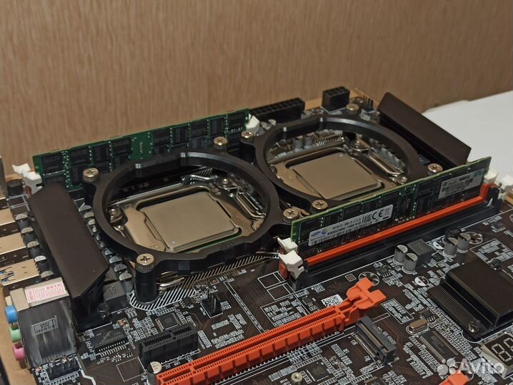 Связка Xeon 12 ядер (2xE5-2620) 32 Gb RAM + кулеры