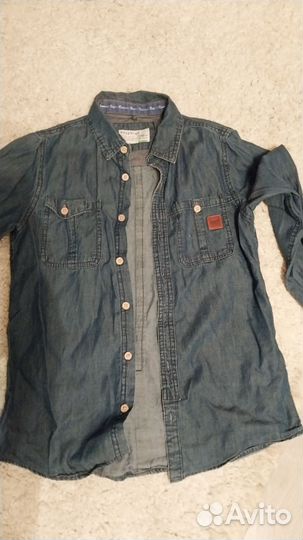 Рубашка джинсовая reserved 134 см