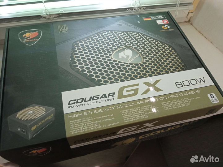 Блок питания Cougar GX 800W gold