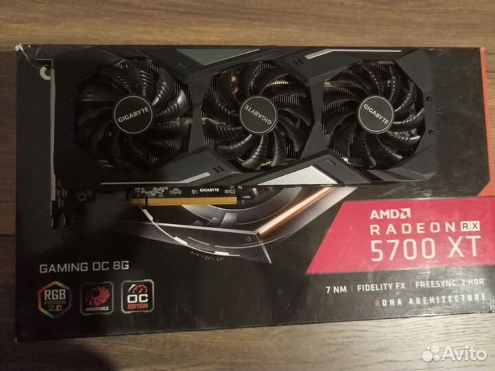 Видеокарта RX 5700 xt