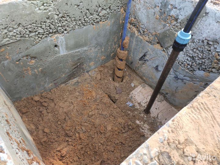 Бурение скважины ударно канатный метод