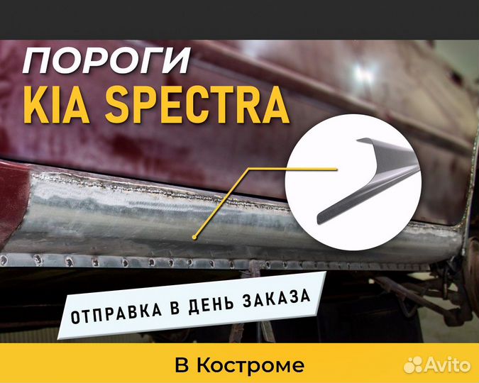 Пороги Dodge Caliber (Додж Калибр) Цинк