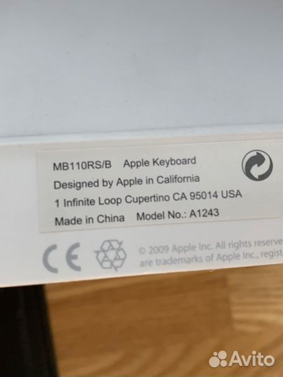 Клавиатура Apple A1243
