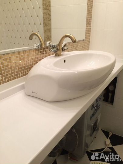 Каменая Столешница для Ванной