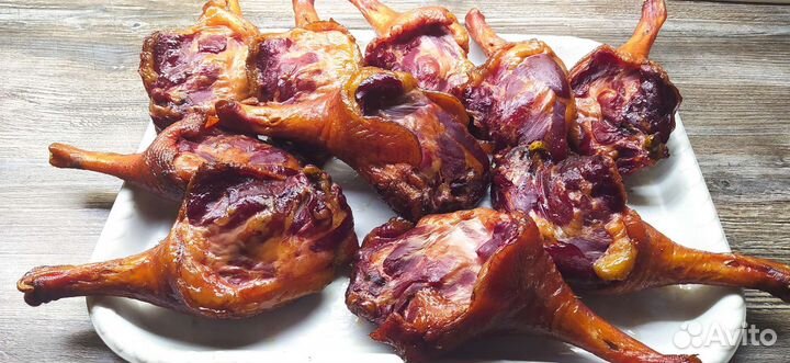 Окорочка гуся копченые