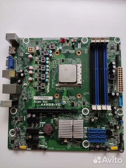 Материнская плата с процессором