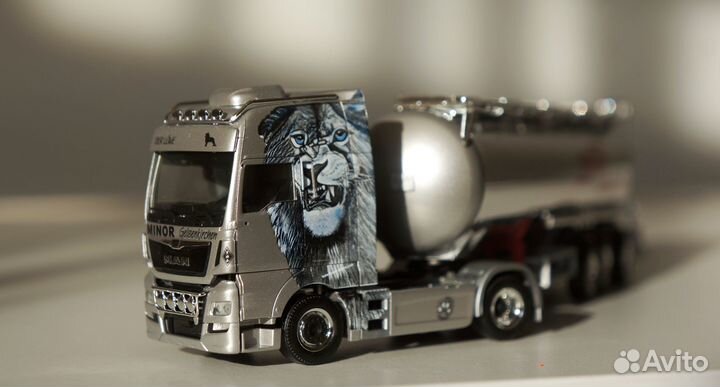 1/87 тягач MAN TGX Minor бензовоз бочка цистерна