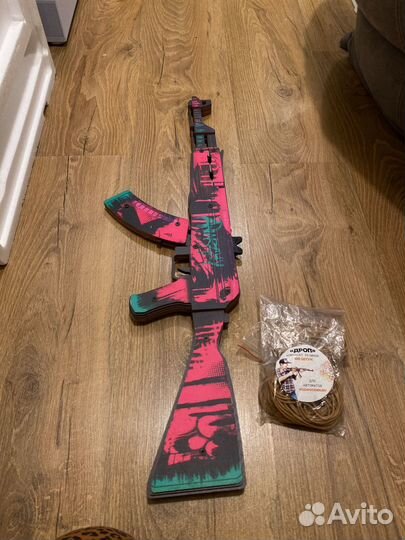 Резинкострел деревянный автомат vozwooden