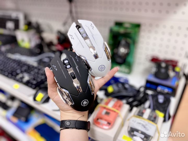 Игровая мышь беспроводная с подсветкой