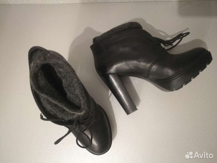 Ботильоны натуральная кожа 39